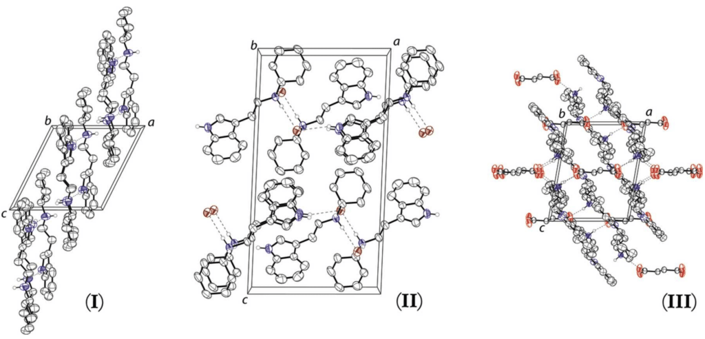 N-Cyclo­hexyl­tryptamine: freebase, bromide and fumarate