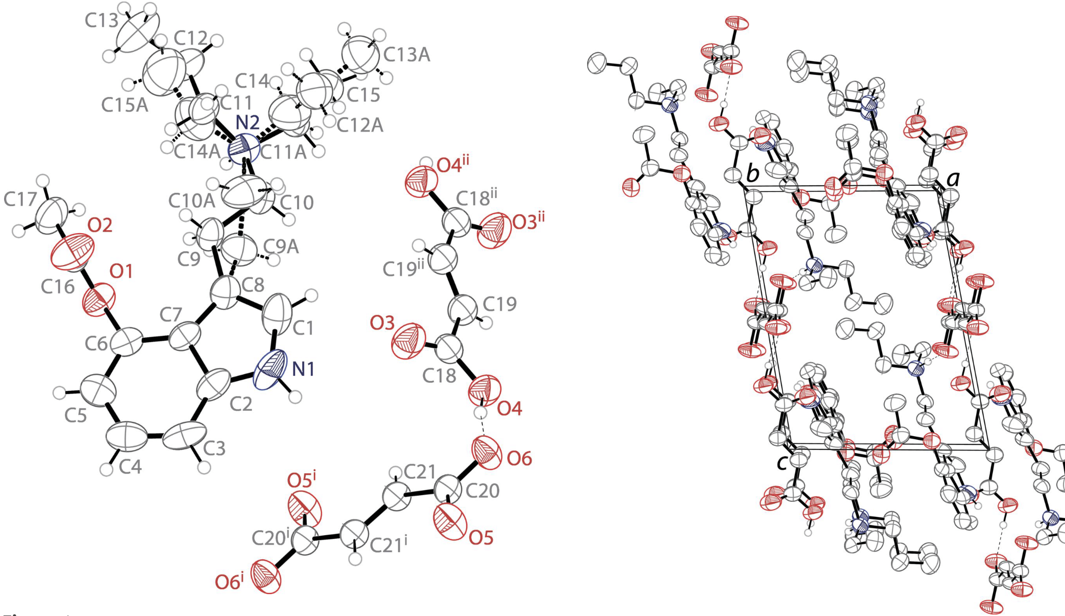 Bis4-acetoxy-N-ethyl-N-n-propyltryptammonium-fumarate–fumaric-acid.